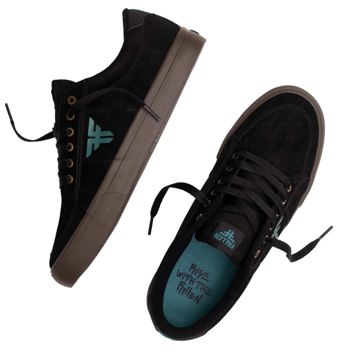 NEW BOMBER - BLACK/TEAL/DK GUM - VULC