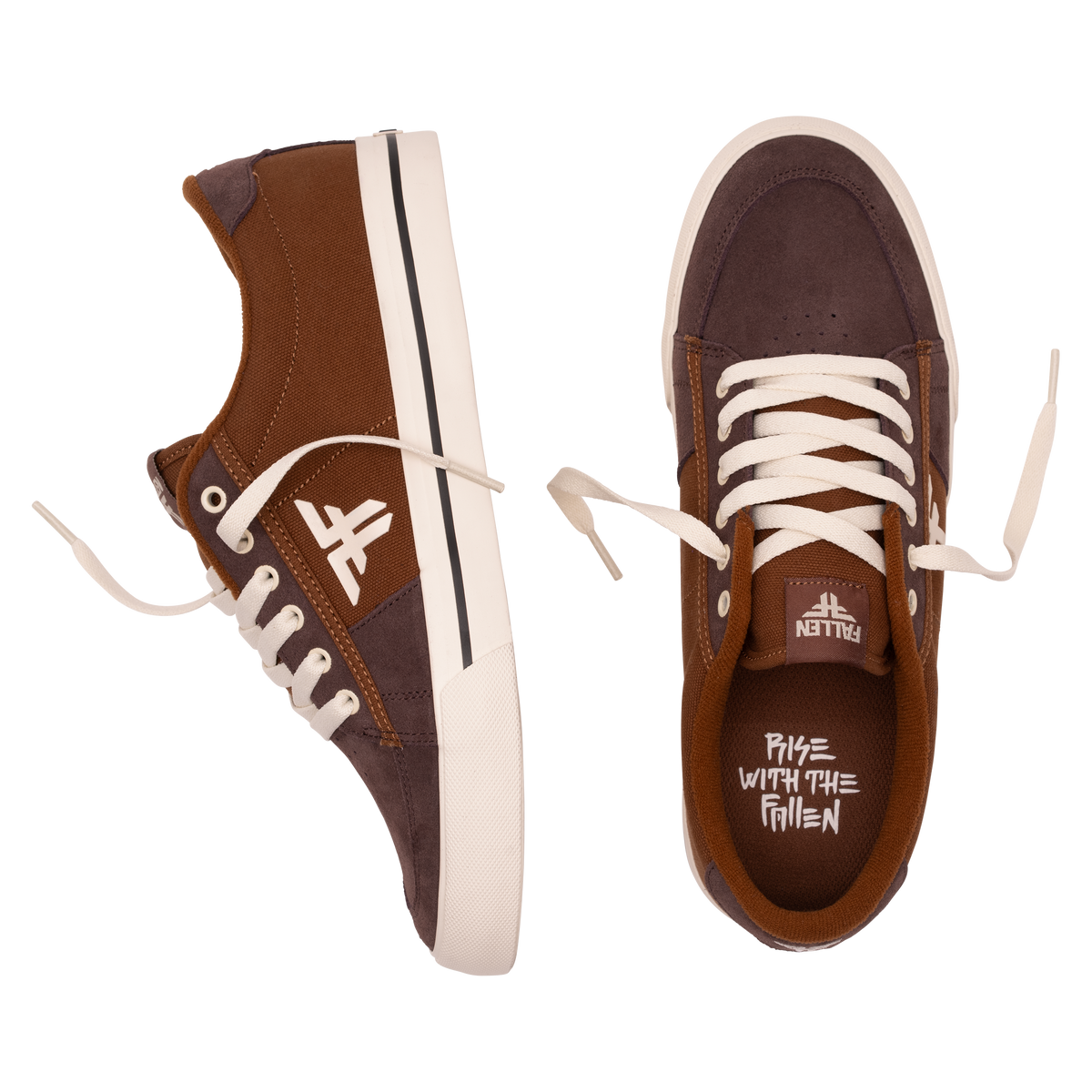 NEW BOMBER - BROWN/OFF WHITE - VULC