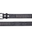 BULLET BELT - BLACK/SILVER