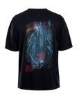 OUTER REALMS TEE - BLACK/BLUE/RED - BLOOD WIZARD