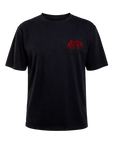 WIZARD TEE - BLACK/BLOOD RED - BLOOD WIZARD