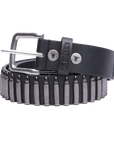 BULLET BELT - BLACK/SILVER