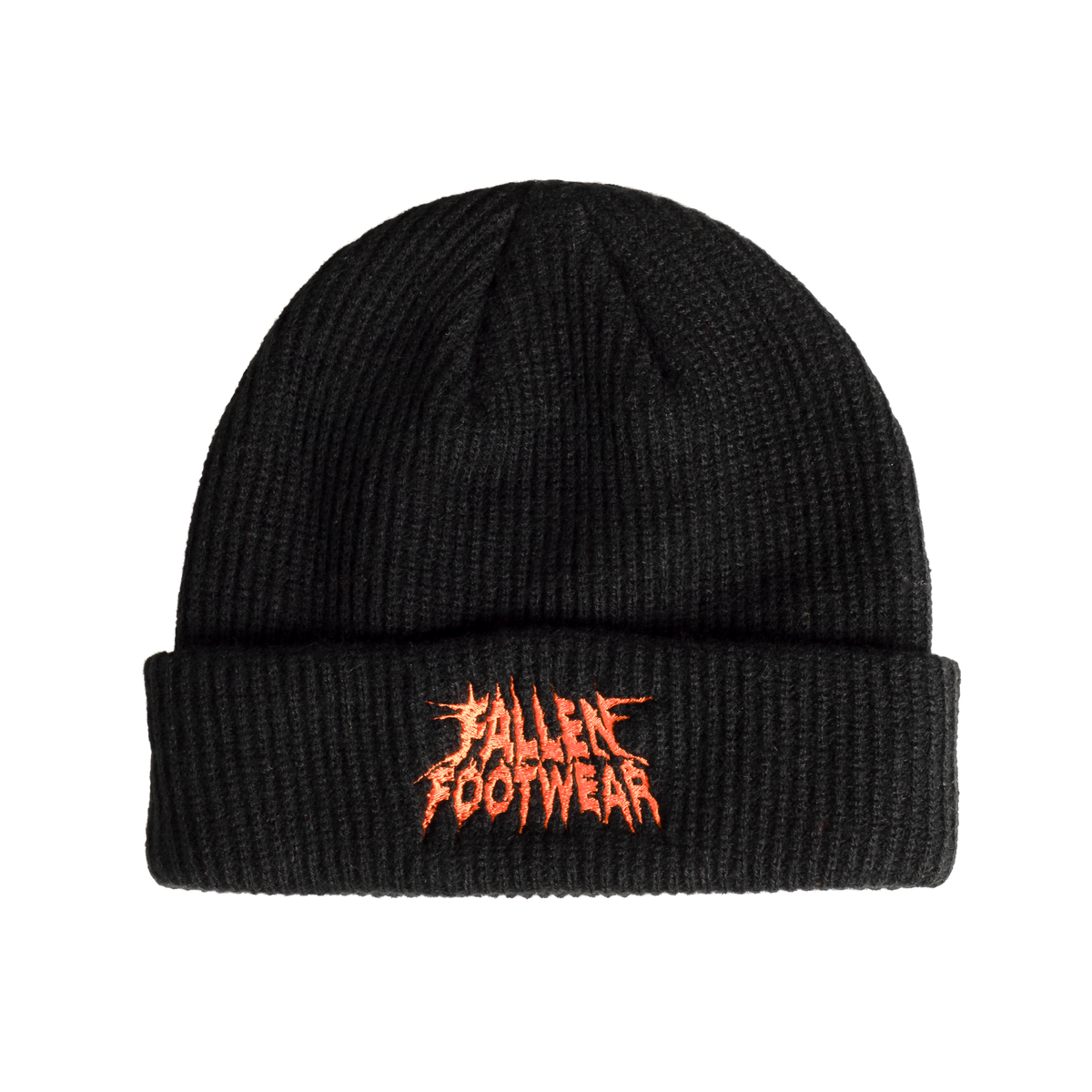 DISTORTION BEANIE - BLACK/ORANGE