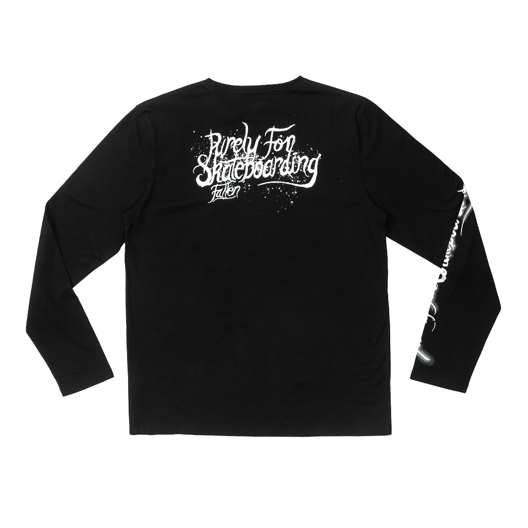 PURELY FOR L/S TEE BLACK