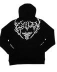 IRON HOODIE - BLACK/WHITE