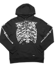 SKELETON HOODIE - ASPHALT/OFF WHITE