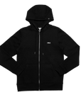 TRADITION ZIP HOODIE - BLACK/WHITE