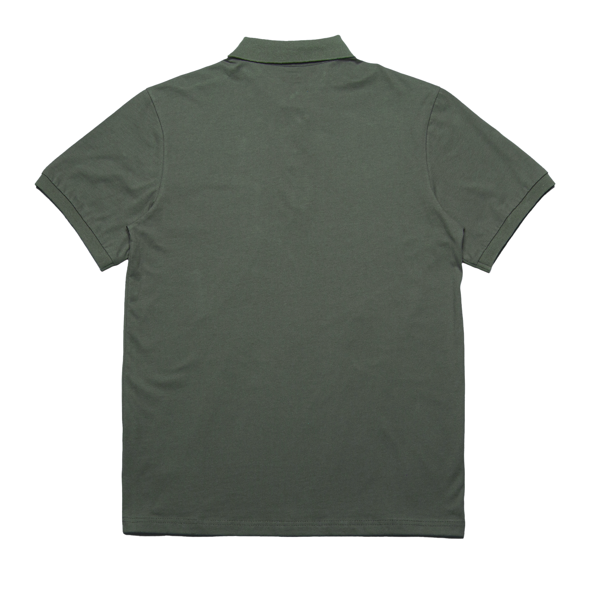 POLO OVERSIZE TEE - OLIVE/WHITE