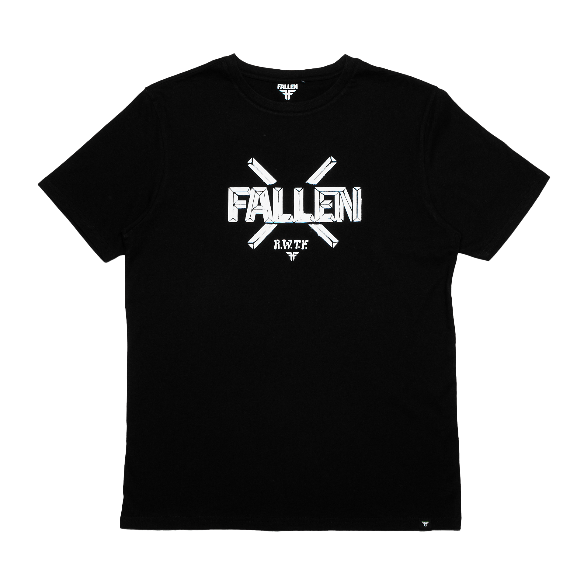 CURB TEE - BLACK/WHITE