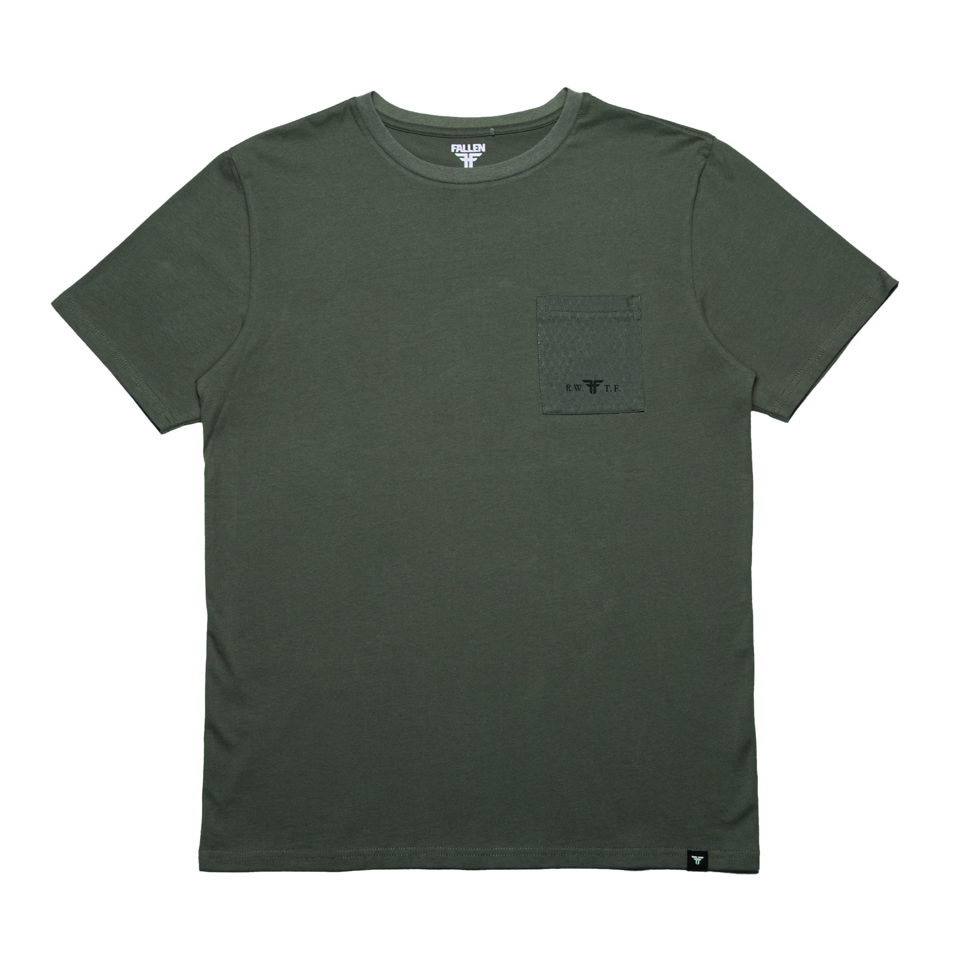 SERPENT SKIN TEE - OLIVE/BLACK