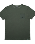 SERPENT SKIN TEE - OLIVE/BLACK