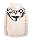 IRON HOODIE - OFF WHITE/BLACK