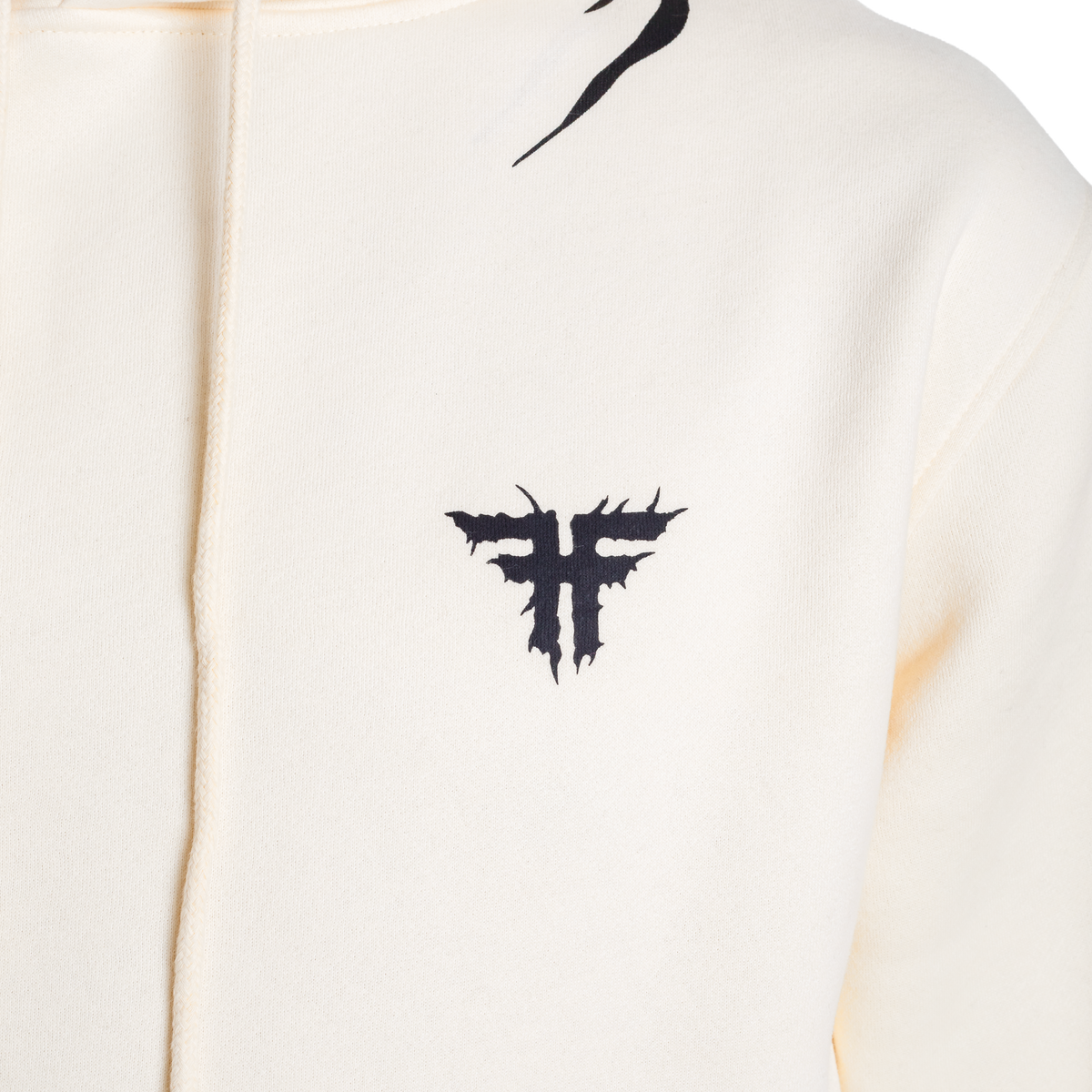 IRON HOODIE - OFF WHITE/BLACK
