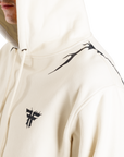 IRON HOODIE - OFF WHITE/BLACK