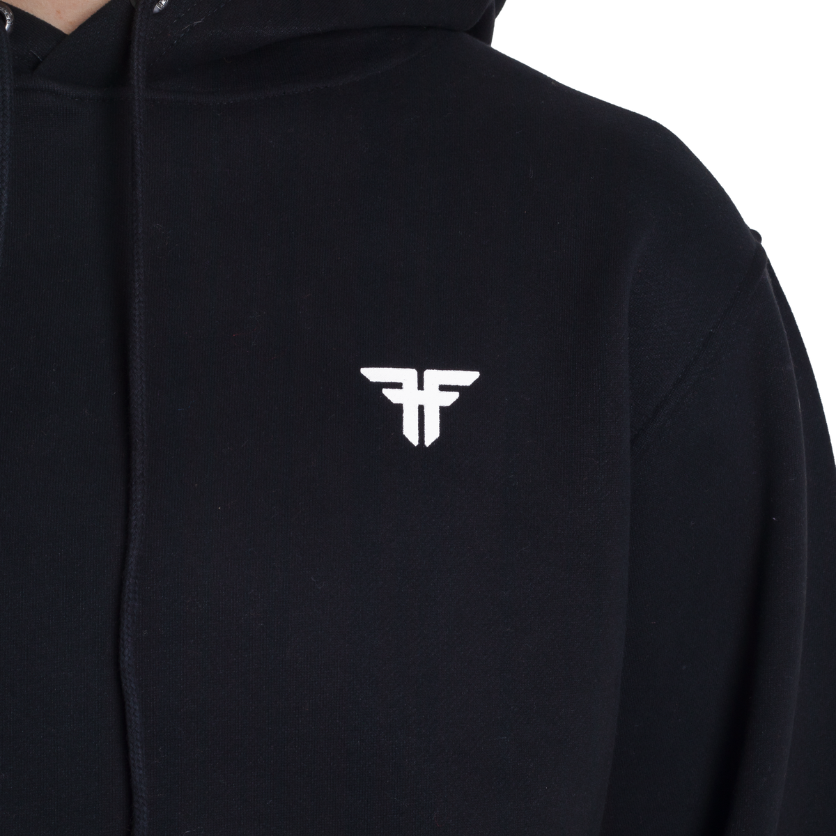 BARBED BONES HOODIE - BLACK/WHITE