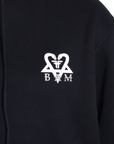 BAM HOODIE - BLACK/WHITE - BAM MARGERA