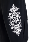 BAM HOODIE - BLACK/WHITE - BAM MARGERA