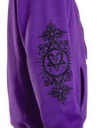 BAM HOODIE - PURPLE/BLACK - BAM MARGERA