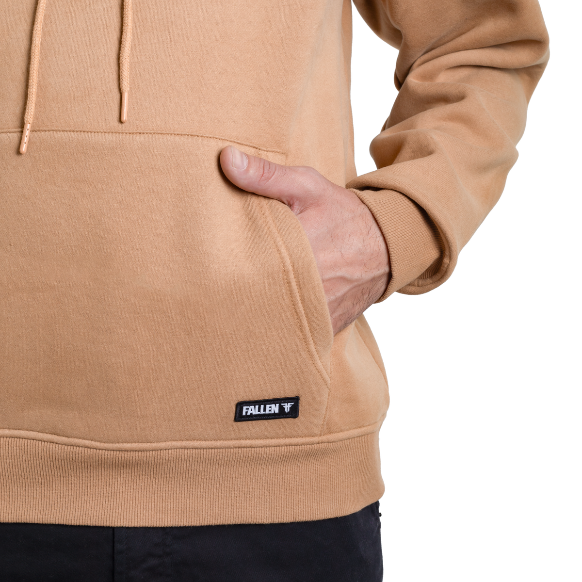 MESA HOODIE - SAND ENZYMATIC/BLACK - ADAM ARUNSKI