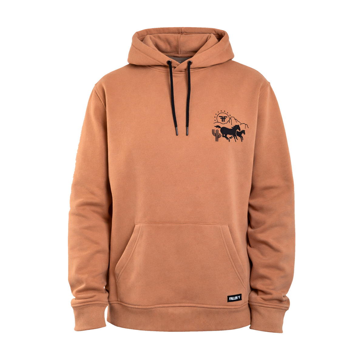 MESA HOODIE - SAND ENZYMATIC/BLACK - ADAM ARUNSKI