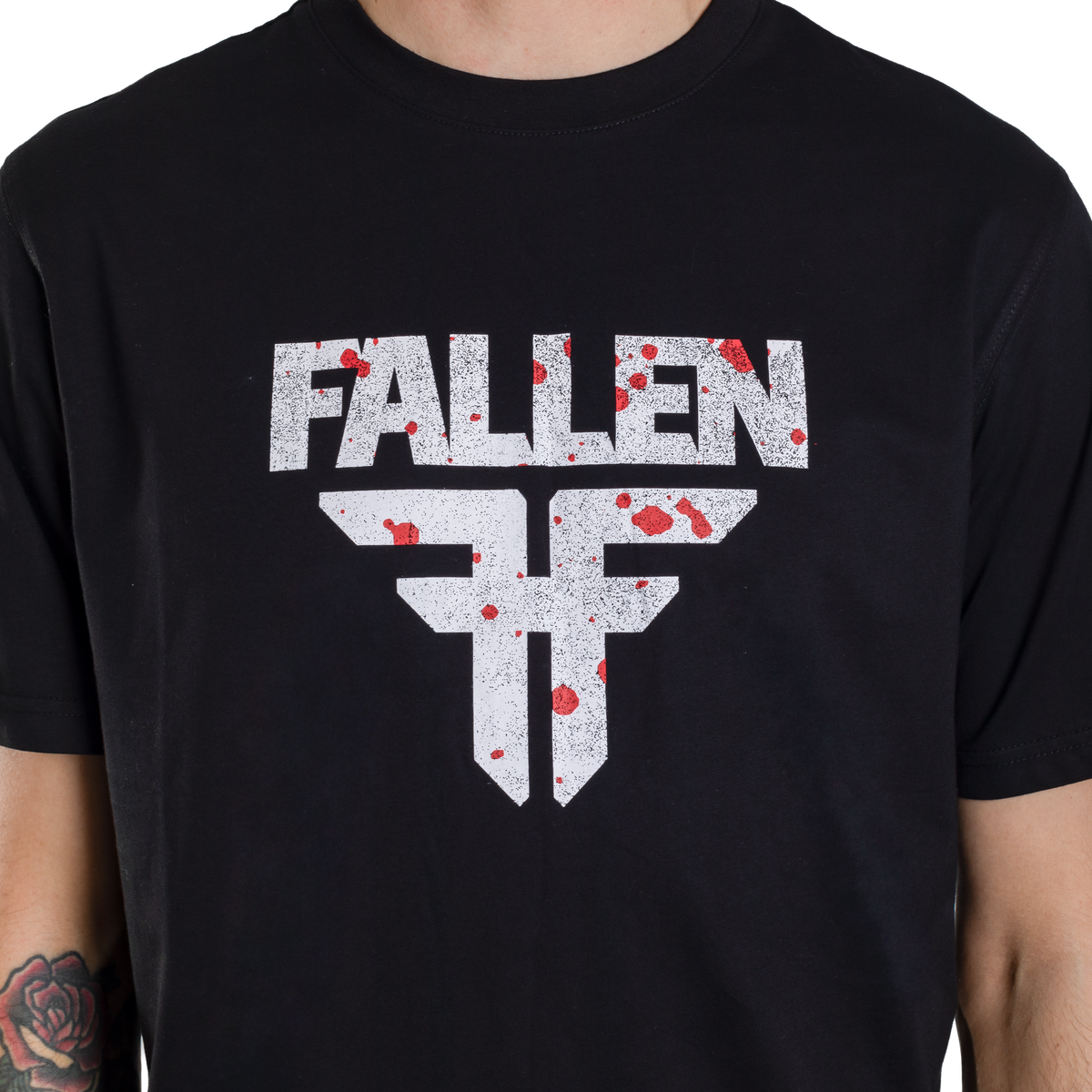 INSIGNIA TEE - BLACK/WHITE/SPLATTER