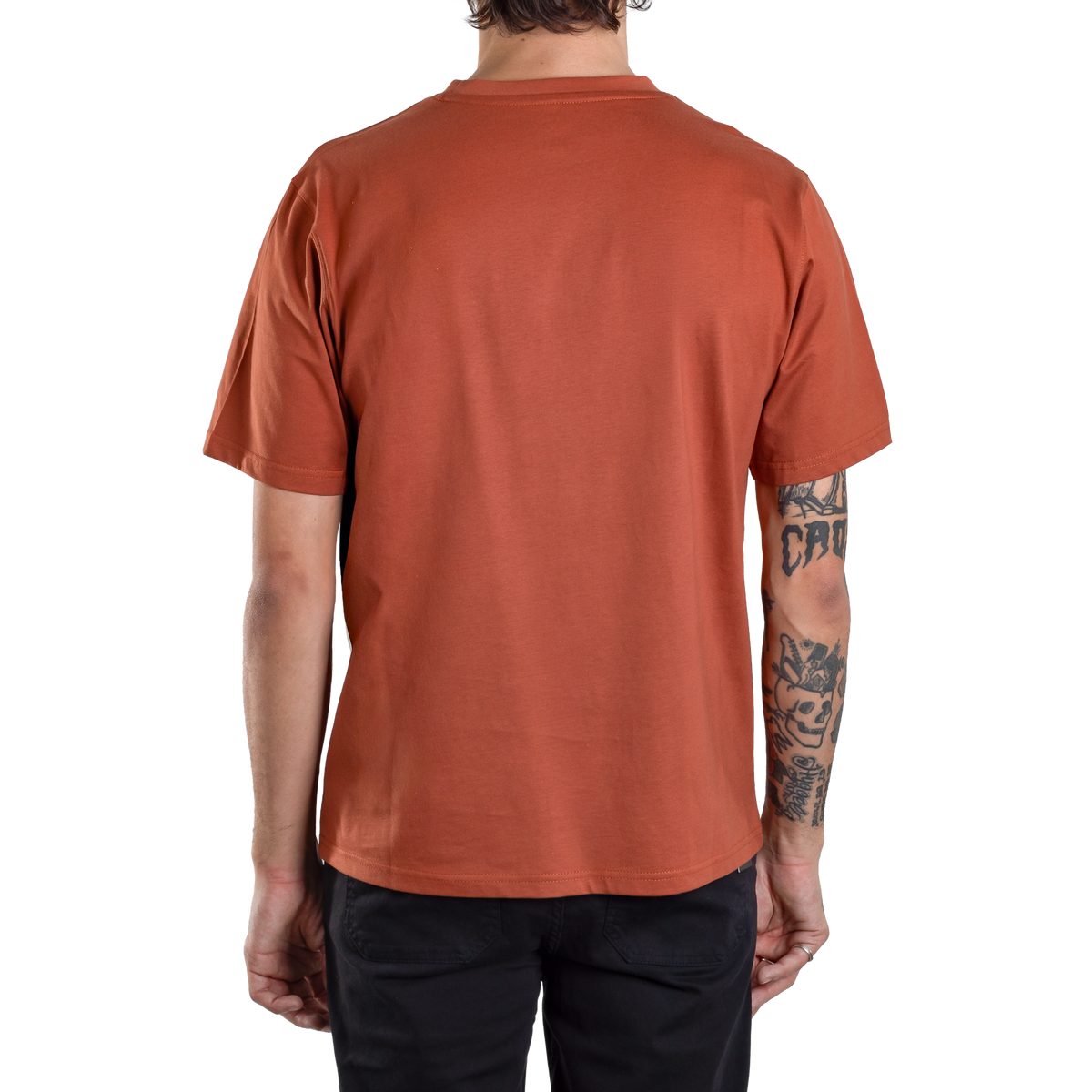 INSIGNIA TEE - RUST/WHITE