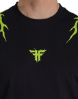 IRON TEE - BLACK/LIME