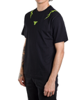 IRON TEE - BLACK/LIME