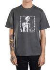 BARBED BONES TEE - IRON/WHITE