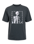 BARBED BONES TEE - IRON/WHITE
