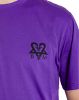 BAM TEE - PURPLE/BLACK - BAM MARGERA