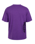 BAM TEE - PURPLE/BLACK - BAM MARGERA