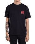 OUTER REALMS TEE - BLACK/BLUE/RED - BLOOD WIZARD