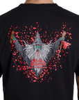 WIZARD TEE - BLACK/BLOOD RED - BLOOD WIZARD