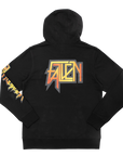 SCORCHED HOODIE BLACK/YELLOW