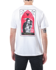 DEATH'S EMBRACE TEE - WHITE/RED