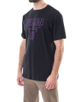 INSIGNIA TEE - BLACK/PURPLE