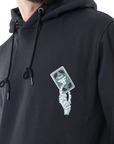 DEATH'S EMBRACE HOODIE - BLACK/GREEN