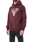 INSIGNIA HOODIE - CRIMSON/OFF WHITE