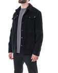 LIGHT LAMB JACKET - BLACK/BLACK