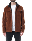 LIGHT LAMB JACKET - BROWN/BLACK