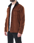 LIGHT LAMB JACKET - BROWN/BLACK