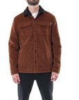 LIGHT LAMB JACKET - BROWN/BLACK