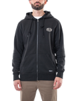 TRADITION ZIP HOODIE - BLACK/WHITE