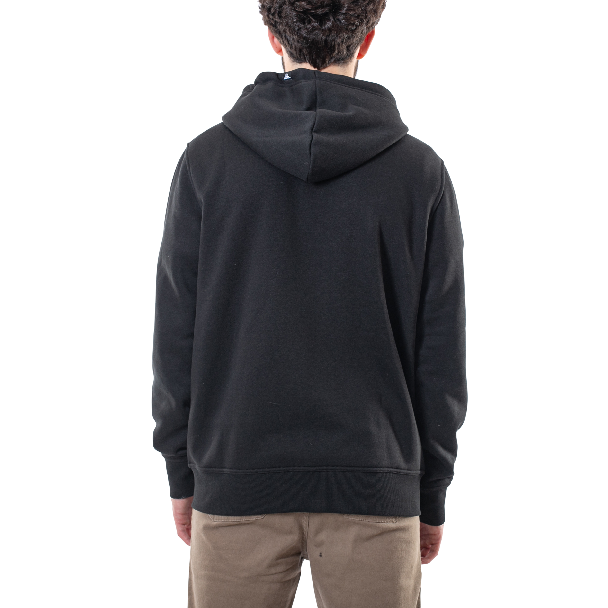 TRADITION ZIP HOODIE - BLACK/WHITE