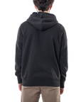 TRADITION ZIP HOODIE - BLACK/WHITE