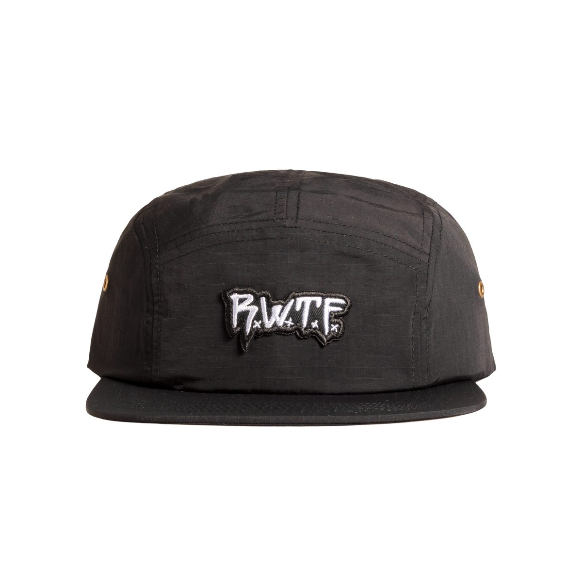 RWTF 5 PANELS HAT - BLACK/WHITE