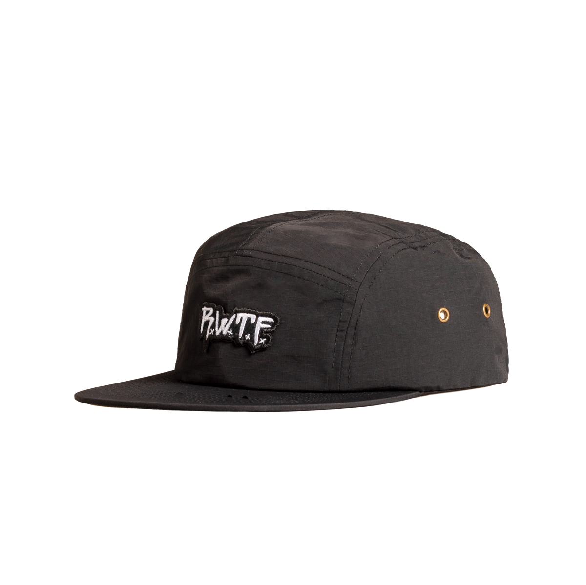 RWTF 5 PANELS HAT - BLACK/WHITE
