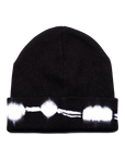 TRADEMARK EMBROIREDED BEANIE - BLACK/WHITE FADED