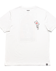 DEATH'S EMBRACE TEE - WHITE/RED